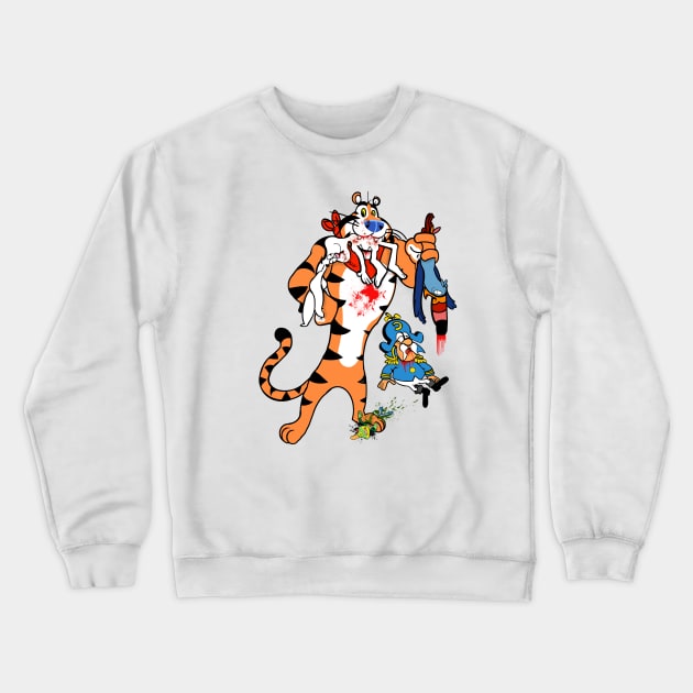 Cereal Killer Crewneck Sweatshirt by scottsherwood